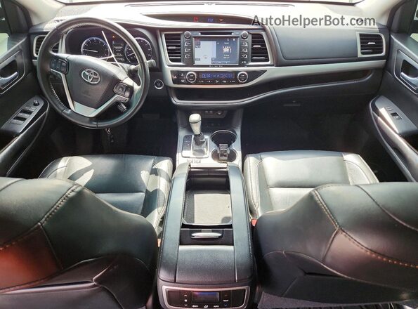 5TDJZRFH5HS512888 2017 TOYOTA HIGHLANDER Silver Vista del salpicadero