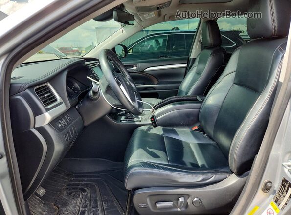 5TDJZRFH5HS512888 2017 TOYOTA HIGHLANDER Silver Vista interior delantera