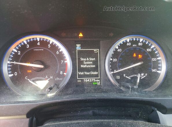 5TDJZRFH5HS514222 2017 TOYOTA HIGHLANDER White Instrument cluster view