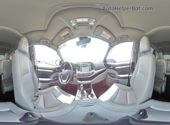 5TDJZRFH5HS514222 2017 TOYOTA HIGHLANDER White 360 interior view