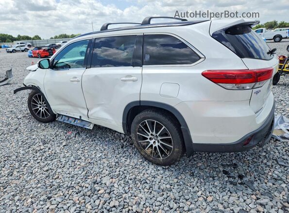 5TDJZRFH5JS489053 2018 TOYOTA HIGHLANDER White Հետևի ձախ