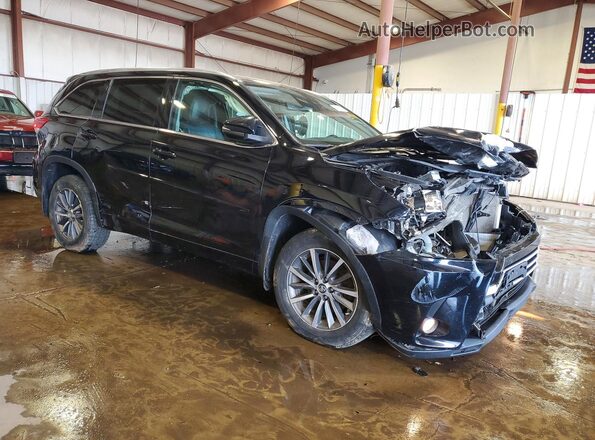 5TDJZRFH5JS865038 2018 TOYOTA HIGHLANDER Черный Передняя правая четверть