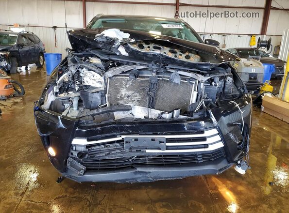 5TDJZRFH5JS865038 2018 TOYOTA HIGHLANDER Черный Вид спереди