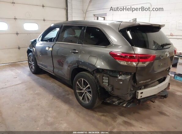 5TDJZRFH5KS733852 2019 TOYOTA HIGHLANDER Gray Trasero izquierdo