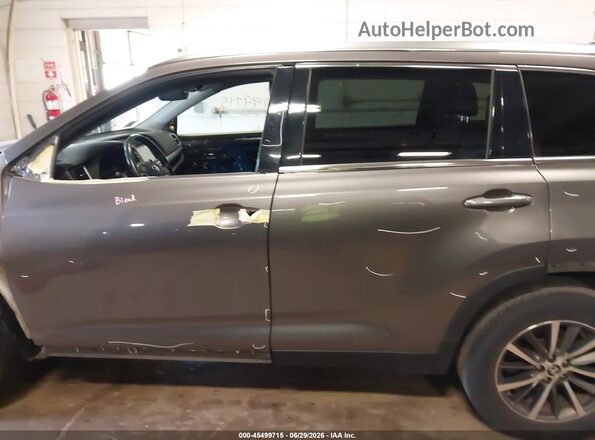 5TDJZRFH5KS733852 2019 TOYOTA HIGHLANDER Gray Vista interior de 360 grados