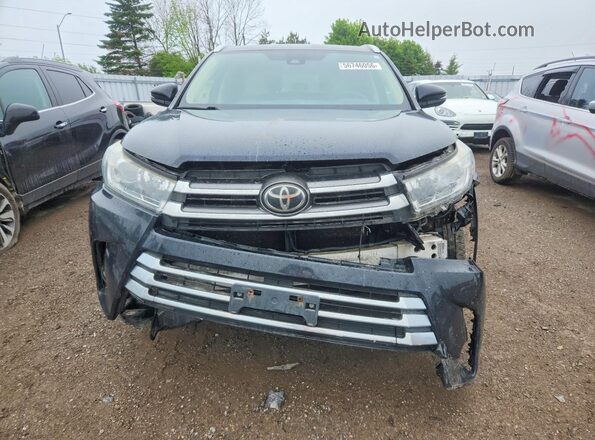 5TDJZRFH6HS395175 2017 TOYOTA HIGHLANDER Черный Вид спереди