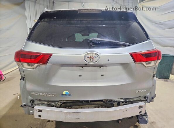 5TDJZRFH6JS495086 2018 TOYOTA HIGHLANDER Silver Widok z tyłu