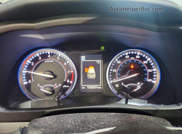 5TDJZRFH6JS495086 2018 TOYOTA HIGHLANDER Silver Widok zestawu wskaźników