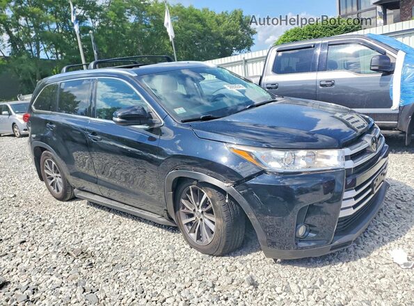 5TDJZRFH6JS548501 2018 TOYOTA HIGHLANDER Black Przód prawy