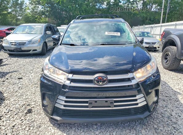 5TDJZRFH6JS548501 2018 TOYOTA HIGHLANDER Black Widok z przodu