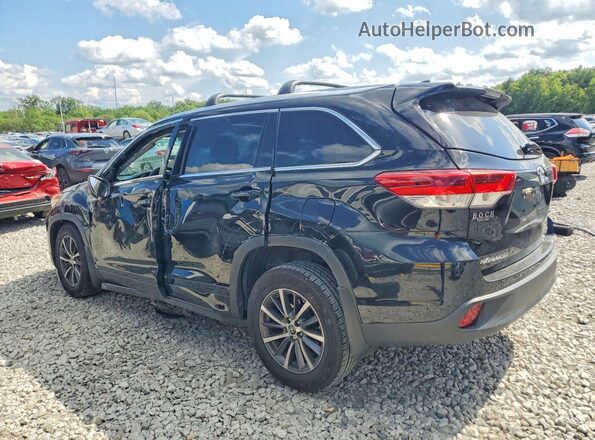 5TDJZRFH6JS548501 2018 TOYOTA HIGHLANDER Black Tył lewy