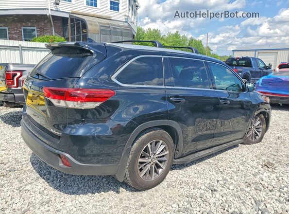 5TDJZRFH6JS548501 2018 TOYOTA HIGHLANDER Black Tył prawy