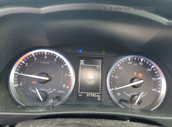 5TDJZRFH6JS548501 2018 TOYOTA HIGHLANDER Black Widok zestawu wskaźników
