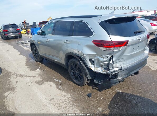 5TDJZRFH6KS614692 2019 TOYOTA HIGHLANDER Gray Հետևի ձախ