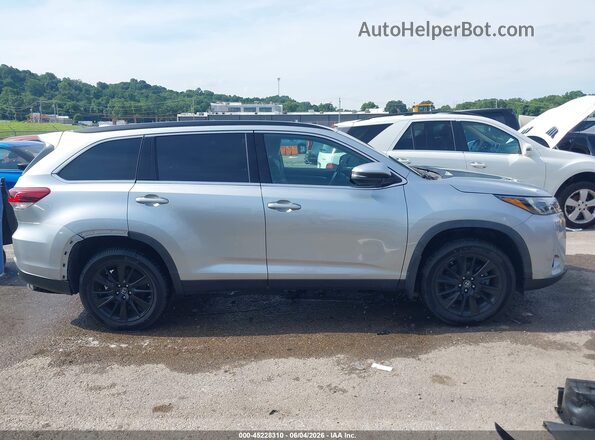 5TDJZRFH6KS614692 2019 TOYOTA HIGHLANDER Gray Սալոնի 360 աստիճան տեսք