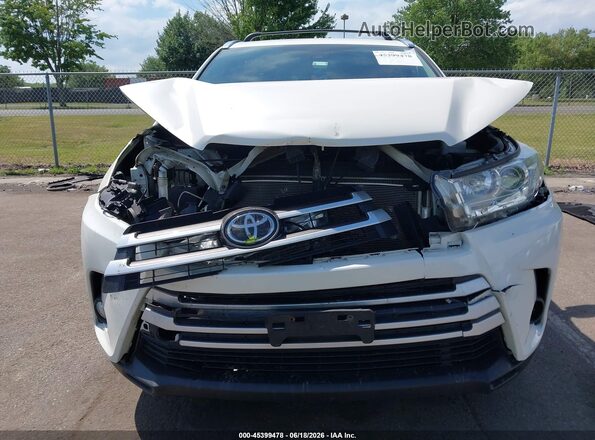 5TDJZRFH6KS615258 2019 TOYOTA HIGHLANDER White Вид спереду