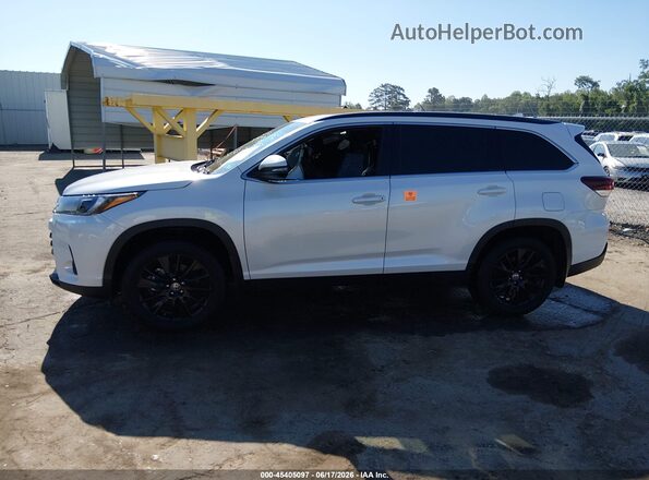 5TDJZRFH6KS627569 2019 TOYOTA HIGHLANDER Белый Панорамный вид салона 360°