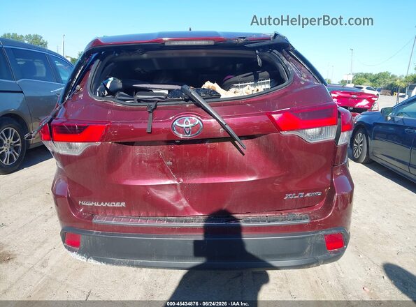 5TDJZRFH7HS361973 2017 TOYOTA HIGHLANDER Burgundy 