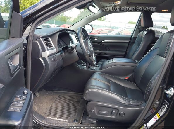 5TDJZRFH7HS427373 2017 TOYOTA HIGHLANDER Black 