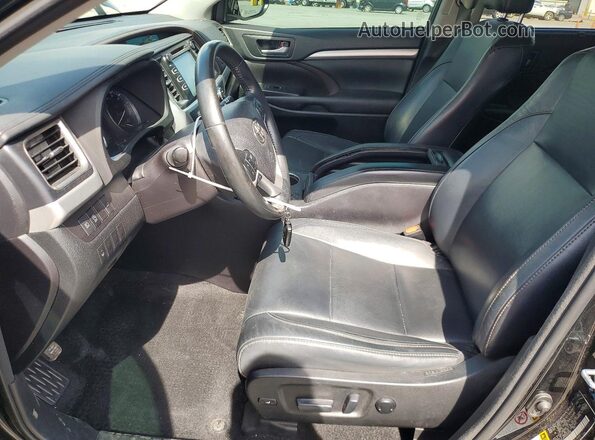 5TDJZRFH7HS520782 2017 TOYOTA HIGHLANDER Black Vista interior delantera