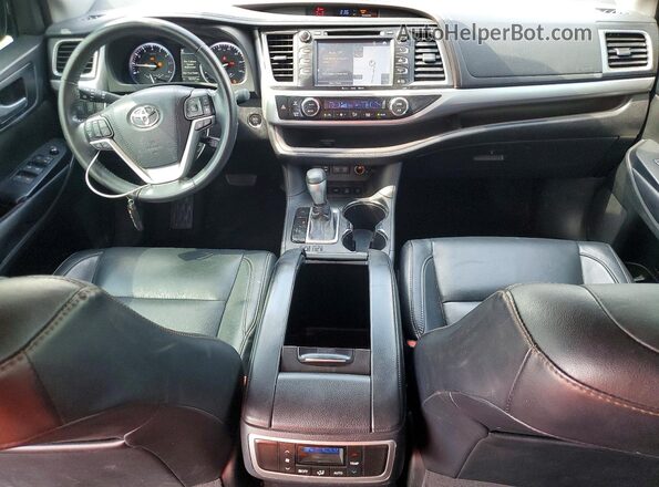 5TDJZRFH7HS520782 2017 TOYOTA HIGHLANDER Black Vista del salpicadero