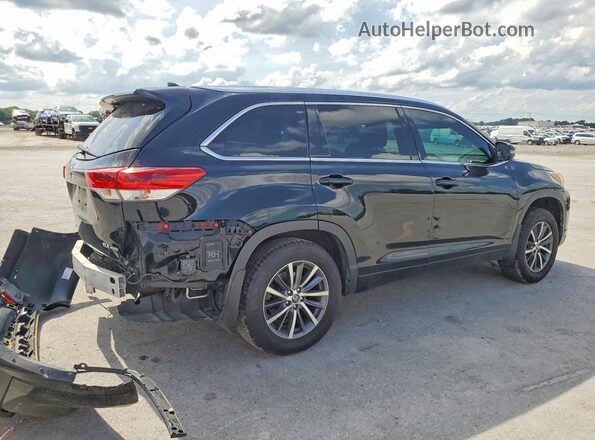 5TDJZRFH7HS520782 2017 TOYOTA HIGHLANDER Black Trasero derecho