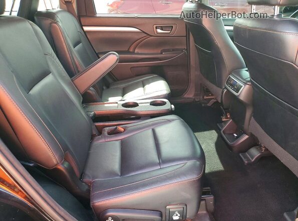 5TDJZRFH7HS520782 2017 TOYOTA HIGHLANDER Black Vista de los asientos traseros