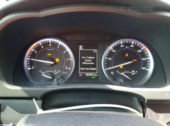 5TDJZRFH7HS520782 2017 TOYOTA HIGHLANDER Black Vista del cuadro de instrumentos