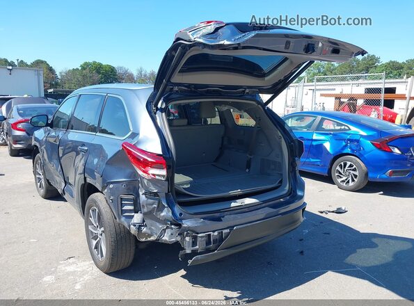5TDJZRFH7JS824927 2018 TOYOTA HIGHLANDER Blue Tył lewy