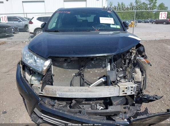 5TDJZRFH7JS835569 2018 TOYOTA HIGHLANDER Black Widok z przodu