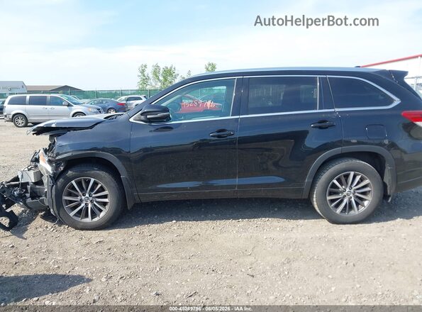5TDJZRFH7JS835569 2018 TOYOTA HIGHLANDER Black Widok wnętrza 360 stopni