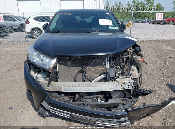 5TDJZRFH7JS835569 2018 TOYOTA HIGHLANDER Black Widok zestawu wskaźników