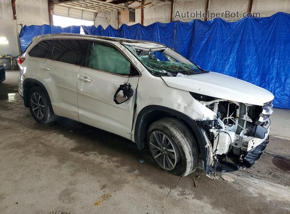 5TDJZRFH7JS849844 2018 TOYOTA HIGHLANDER White 