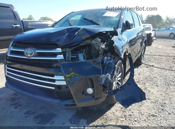 5TDJZRFH7JS879183 2018 TOYOTA HIGHLANDER Черный Вид спереди