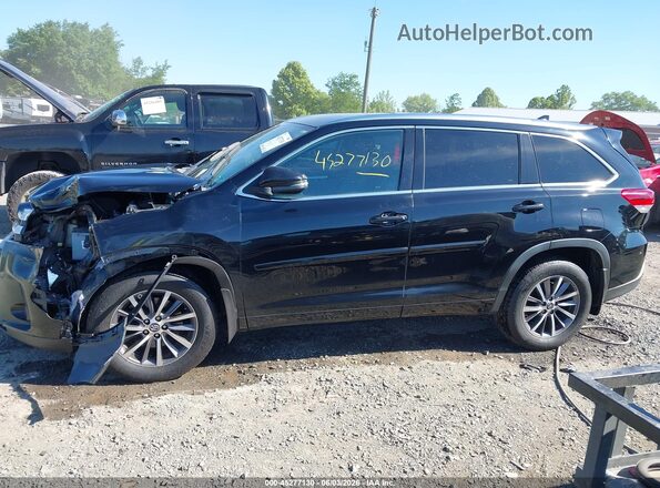 5TDJZRFH7JS879183 2018 TOYOTA HIGHLANDER Черный Панорамный вид салона 360°