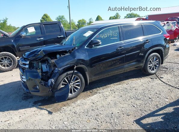 5TDJZRFH7JS879183 2018 TOYOTA HIGHLANDER Черный Передняя левая четверть