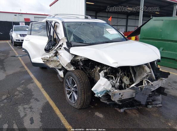 5TDJZRFH7KS618783 2019 TOYOTA HIGHLANDER White Դիմացի տեսք