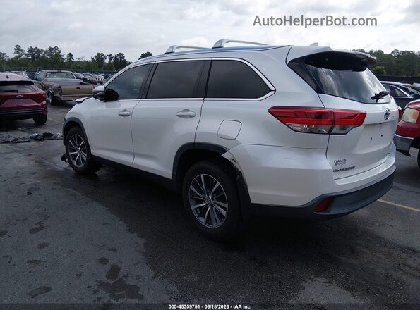 5TDJZRFH7KS618783 2019 TOYOTA HIGHLANDER White Հետևի ձախ