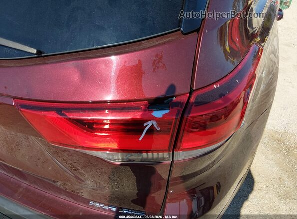 5TDJZRFH7KS986946 2019 TOYOTA HIGHLANDER Burgundy 