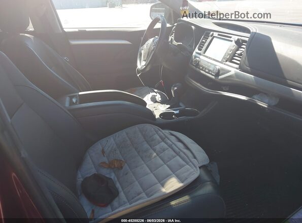 5TDJZRFH8HS369189 2017 TOYOTA HIGHLANDER Red Սալոնի դիմացի տեսք