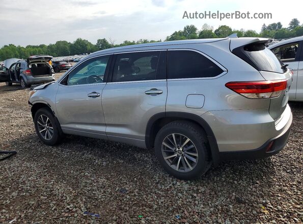 5TDJZRFH8HS382489 2017 TOYOTA HIGHLANDER Silver Trasero izquierdo