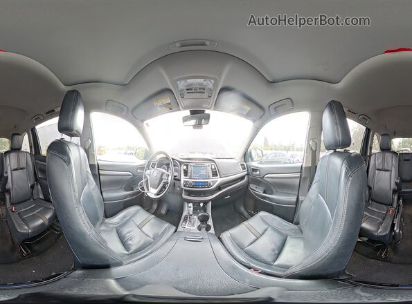 5TDJZRFH8HS406533 2017 TOYOTA HIGHLANDER Black Вид наклейки з VIN-кодом