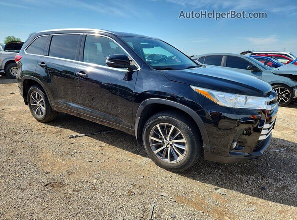 5TDJZRFH8JS546040 2018 TOYOTA HIGHLANDER Black Delantero derecho