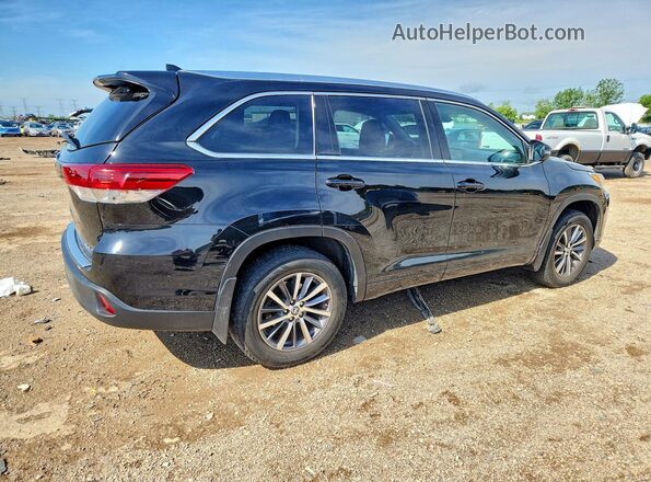 5TDJZRFH8JS546040 2018 TOYOTA HIGHLANDER Black Trasero derecho
