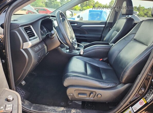 5TDJZRFH8JS546040 2018 TOYOTA HIGHLANDER Black Vista interior delantera
