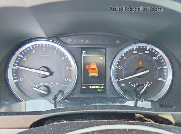 5TDJZRFH8JS546040 2018 TOYOTA HIGHLANDER Black Vista del cuadro de instrumentos