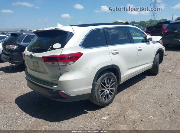 5TDJZRFH8JS555708 2018 TOYOTA HIGHLANDER White Trasero derecho