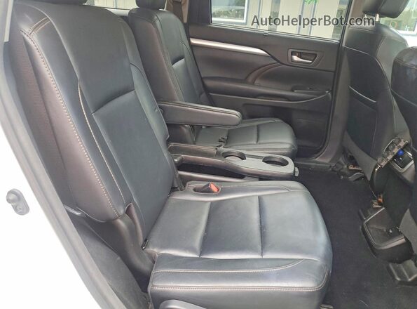 5TDJZRFH8JS876356 2018 TOYOTA HIGHLANDER Белый Вид задних сидений