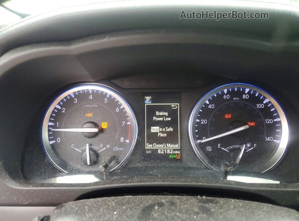 5TDJZRFH8JS876356 2018 TOYOTA HIGHLANDER Белый Вид щитка приборов