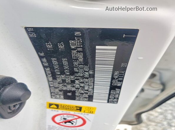 5TDJZRFH8JS876356 2018 TOYOTA HIGHLANDER Белый Вид подкапотного пространства